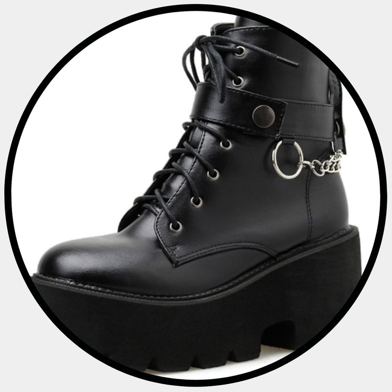 Thick-Soled Martin Boots