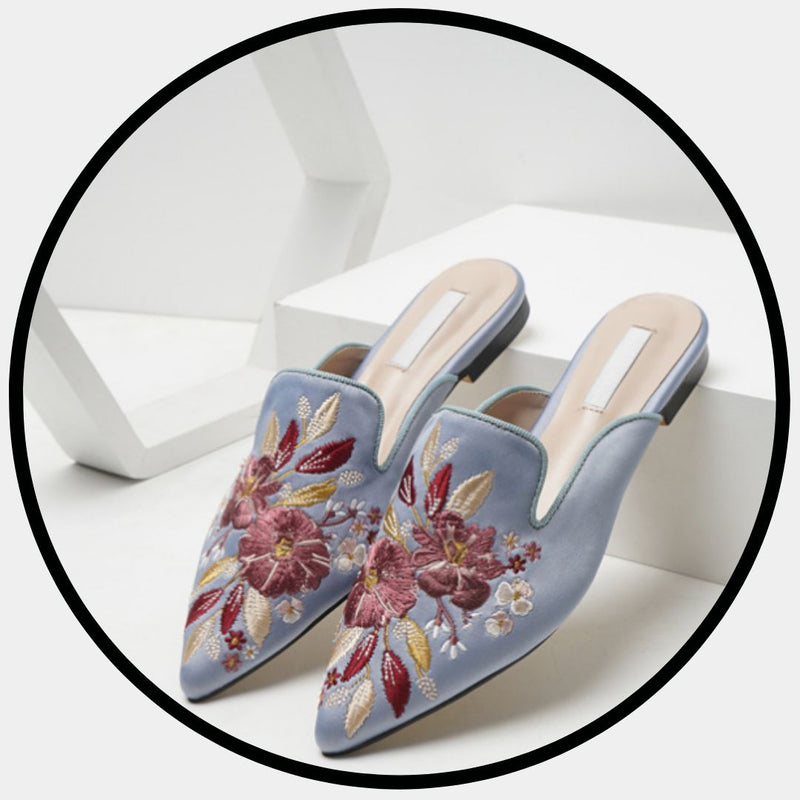 Embroided Fancy Slides