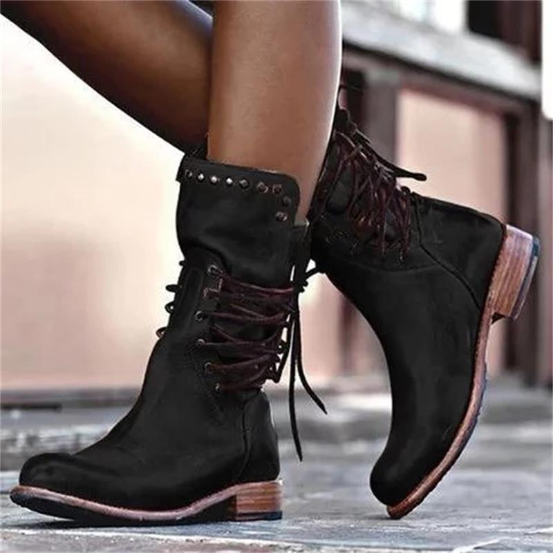 Laced Vintage Boots