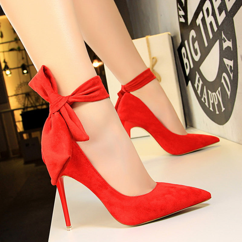 Bow Knot High Heels