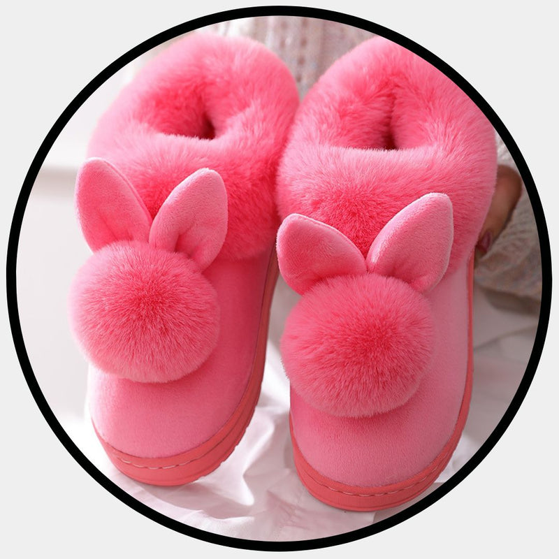 Fluffy Rabbit Slippers