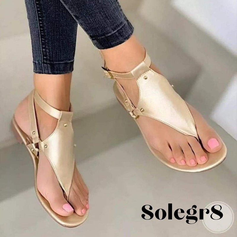 Open Toe Leather Sandal - solegr8
