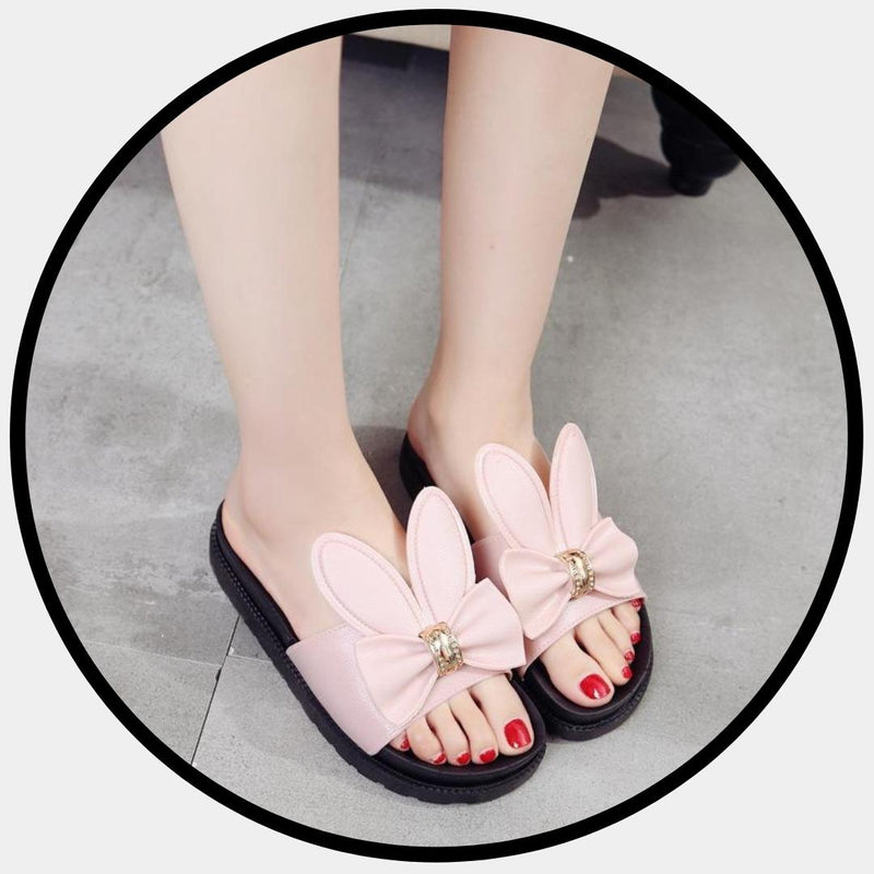 Bunny Bow Sandals