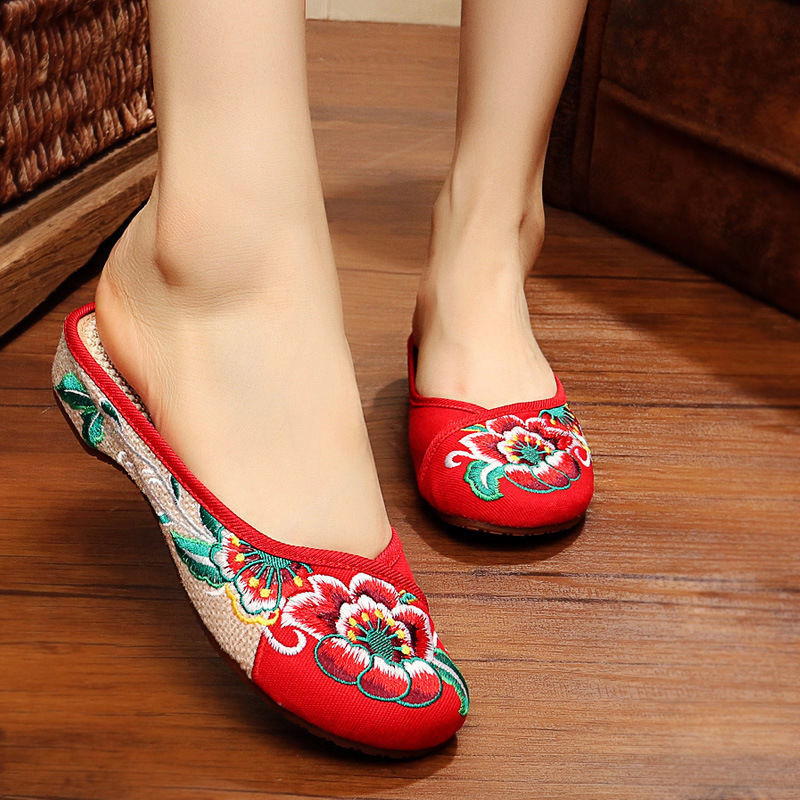 Embroidered Slip Ons